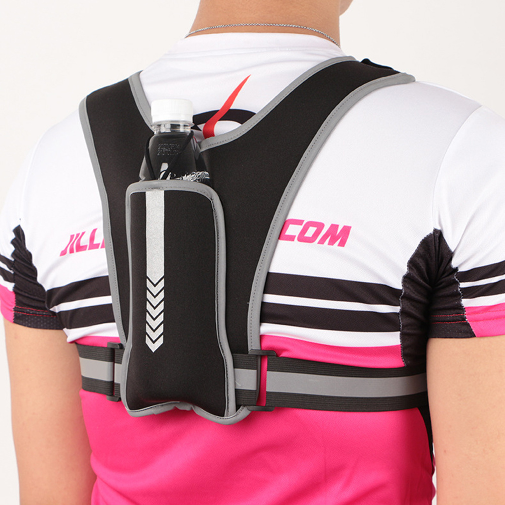 Reflective Jacket Running - Running Backpack Reflective Sport Vest Phone