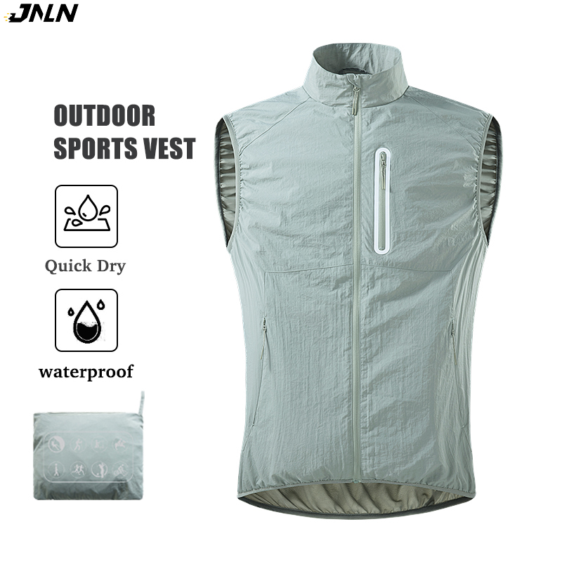 Reflective Jacket Running - JNLN Men's Women's Fishing Vest Summer