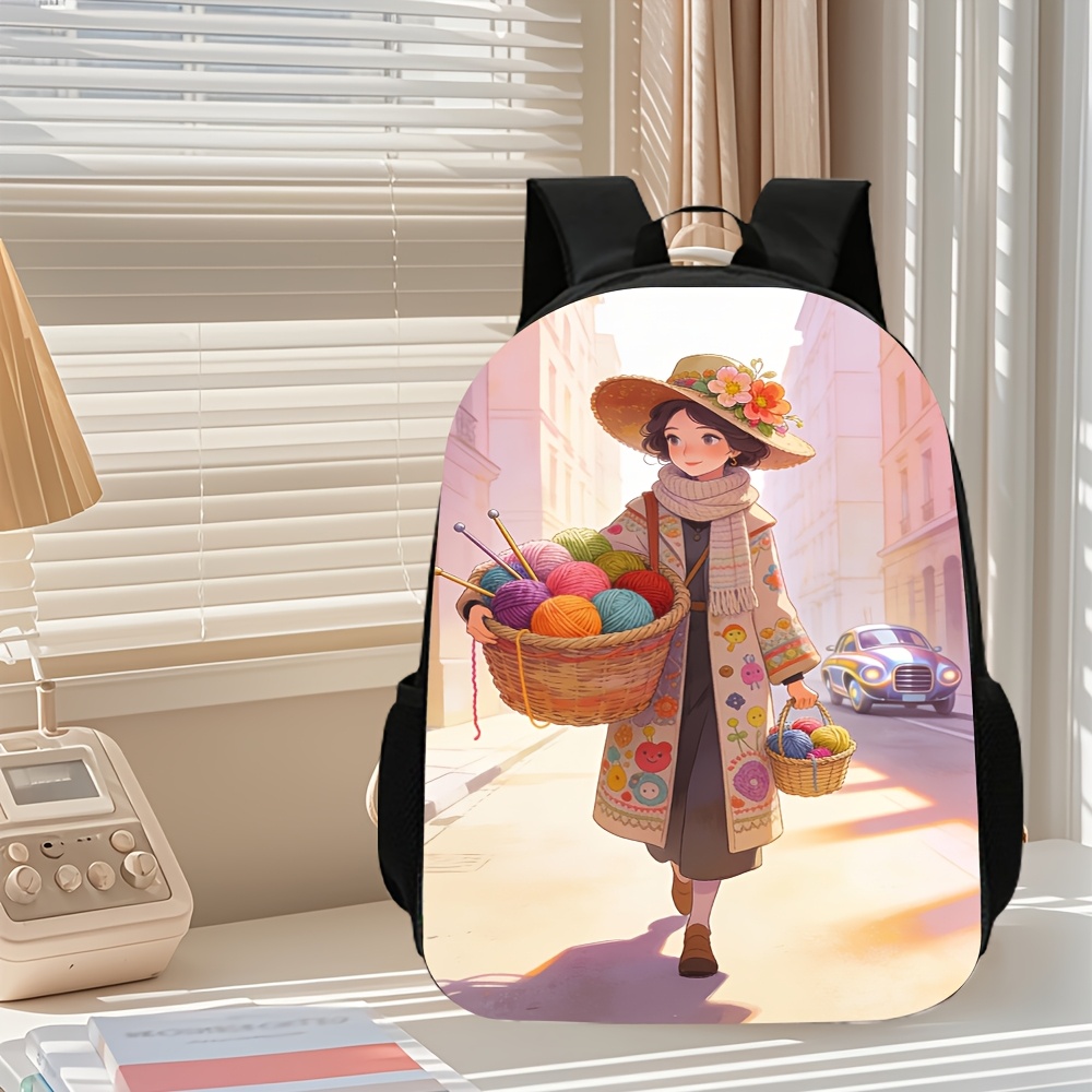 3pcs 2D Flat Backpack Three-Pi - đánh giá và giá Street Fashion China Beautiful Girls