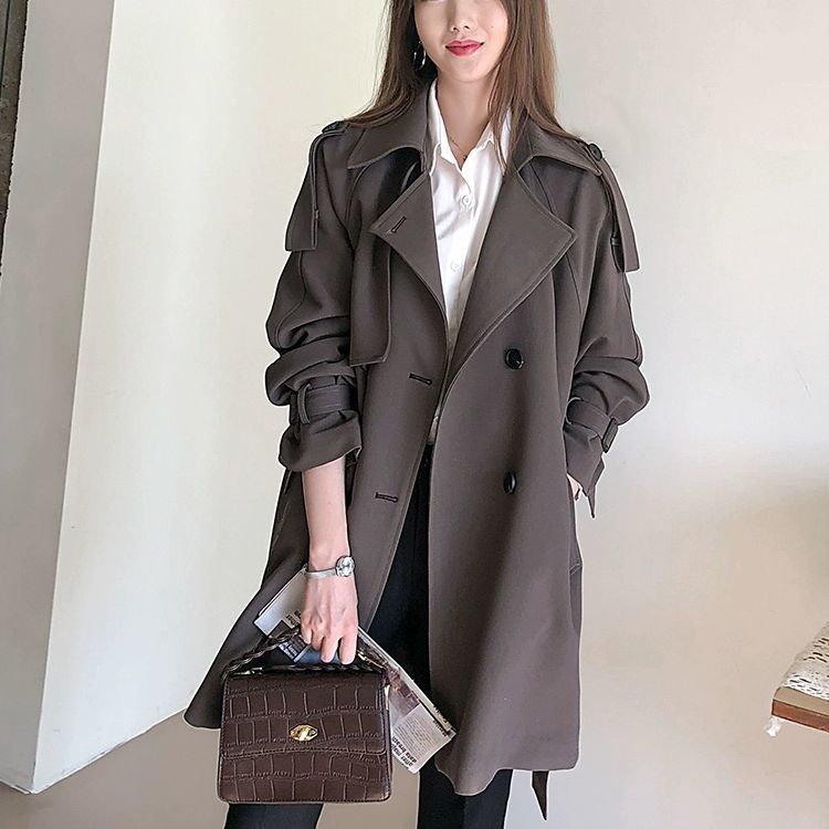 Brown Trench Women'S Fashionab - đánh giá và giá Street Fashion China Beautiful Girls