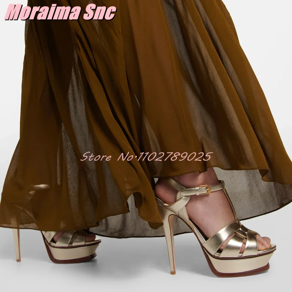 Platform Waeve T-strap Square  - đánh giá và giá Street Fashion Shoes