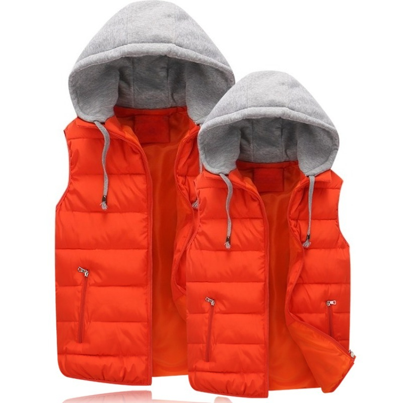 Down Cotton Padded Jacket Hooo - đánh giá và giá Puffer Vest Padded
