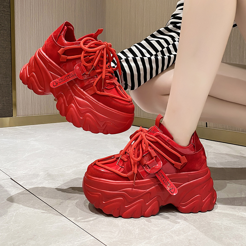 Autumn Breathable Thick Bottom - đánh giá và giá Chunky Sneaker Platform