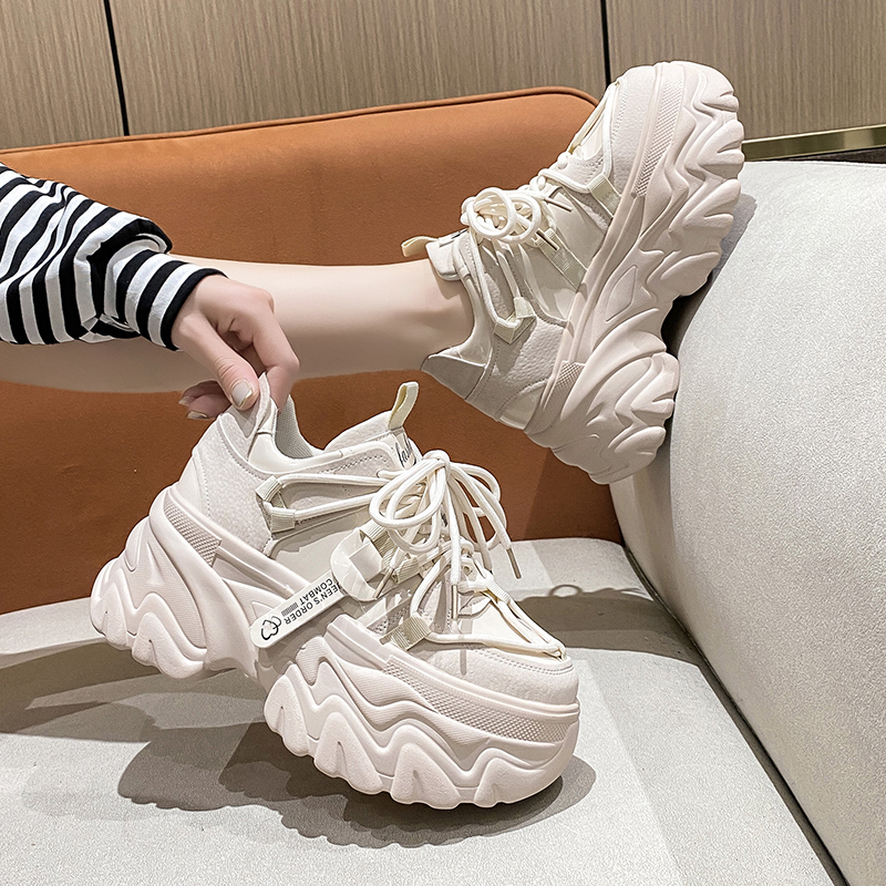Autumn Breathable Thick Bottom - đánh giá và giá Chunky Sneaker Platform