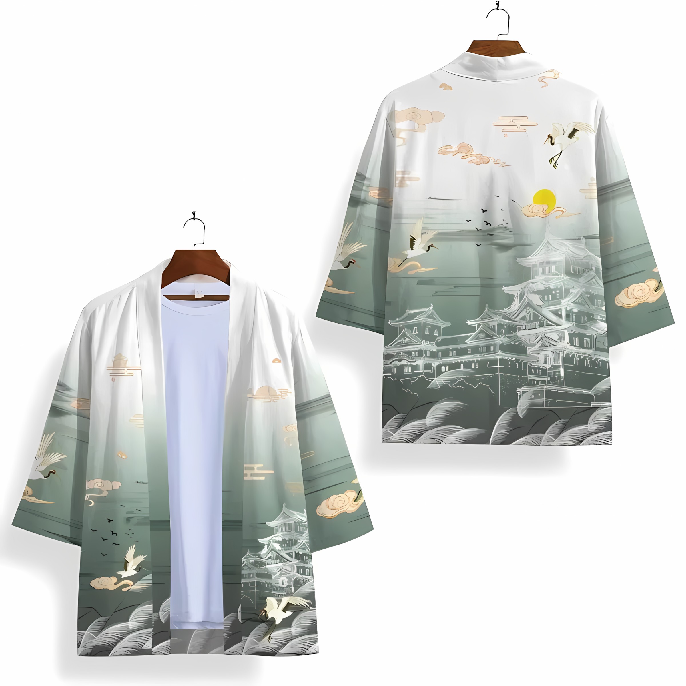 2026 Summer New Men's Kimono w - đánh giá và giá Street Fashion Kimono