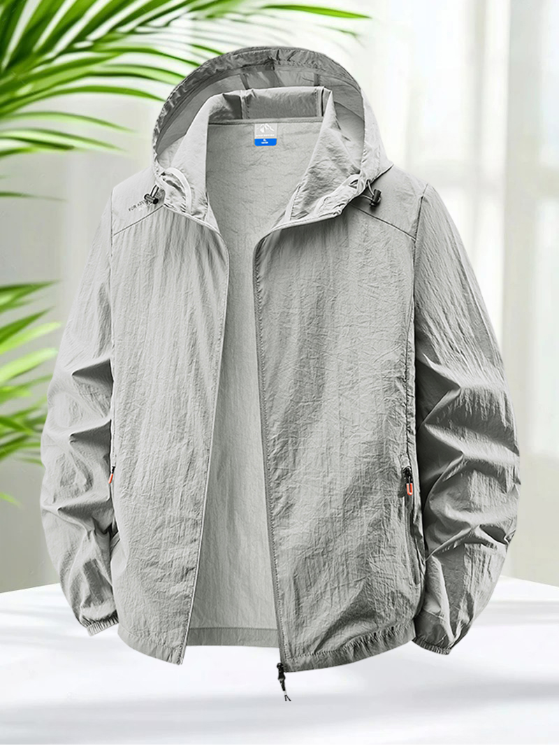 Men's Hooded Sun Protection Ja - đánh giá và giá Reflective Jacket Running