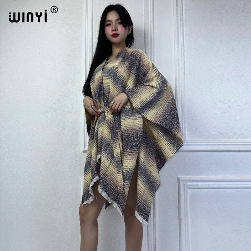 WINYI winter jacket for women  - đánh giá và giá Street Fashion Kimono