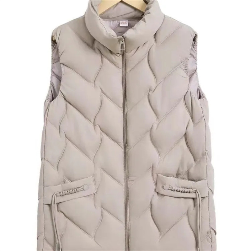 Winter Middle Aged Mom Cotton  - đánh giá và giá Puffer Vest Padded