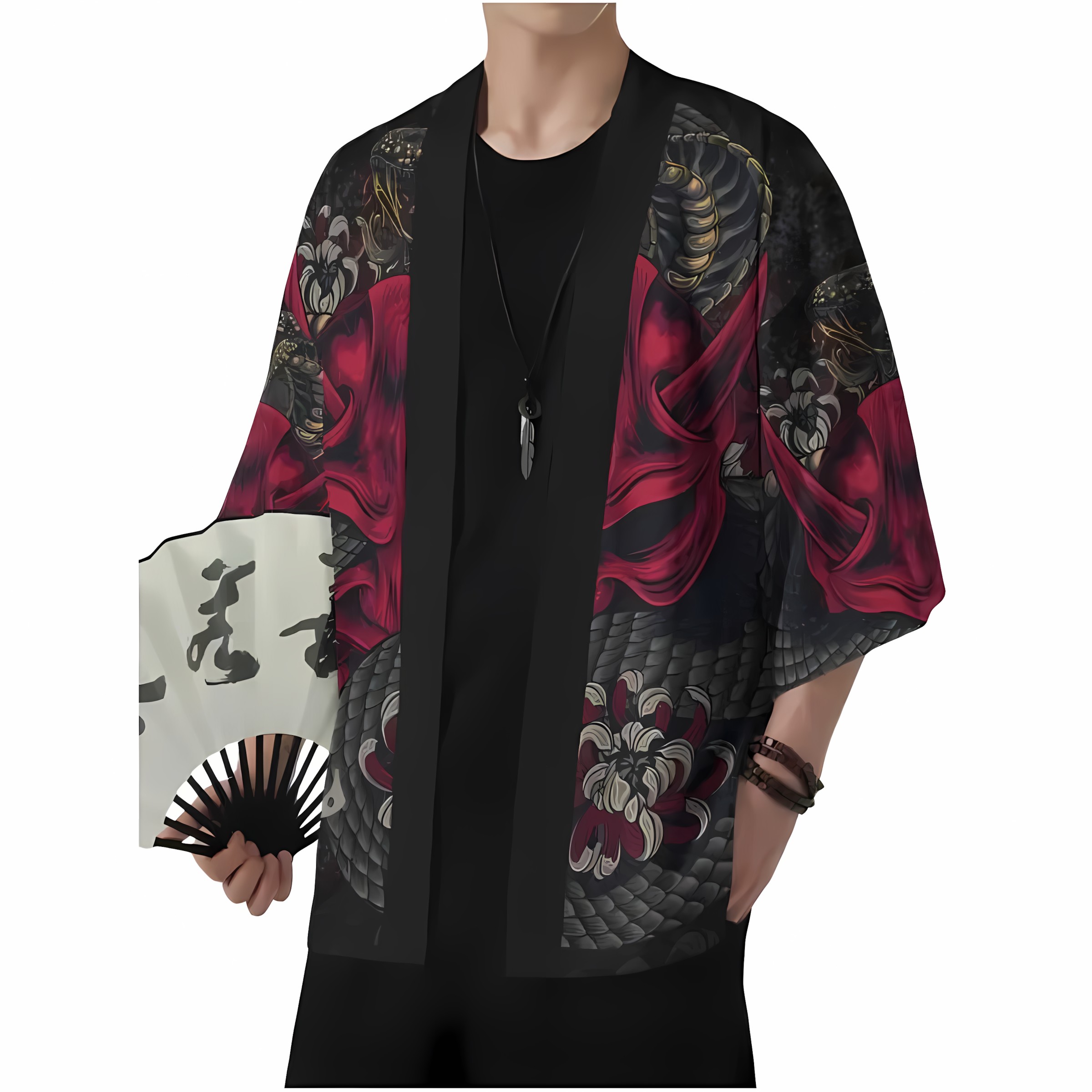 2026 Summer New Men's Kimono w - đánh giá và giá Street Fashion Kimono
