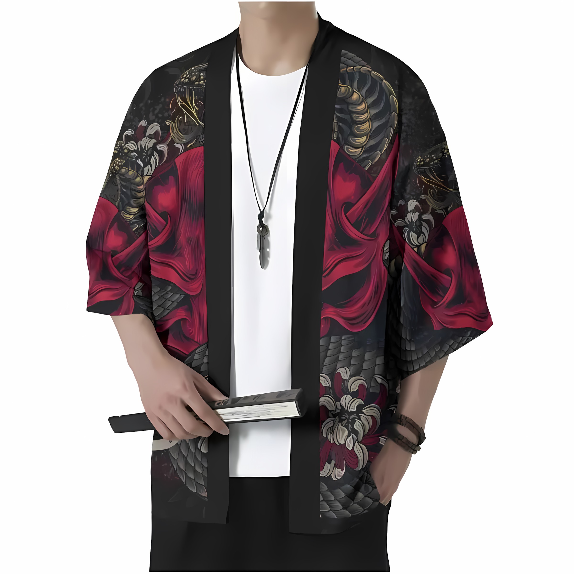 2026 Summer New Men's Kimono w - đánh giá và giá Street Fashion Kimono