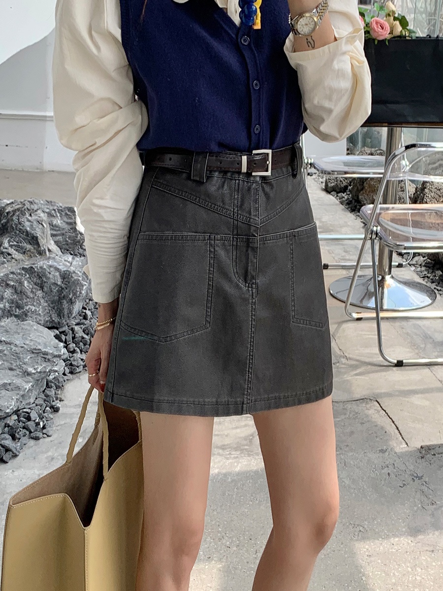 High Waist PU Leather  Skirt W - đánh giá và giá Street Fashion Now