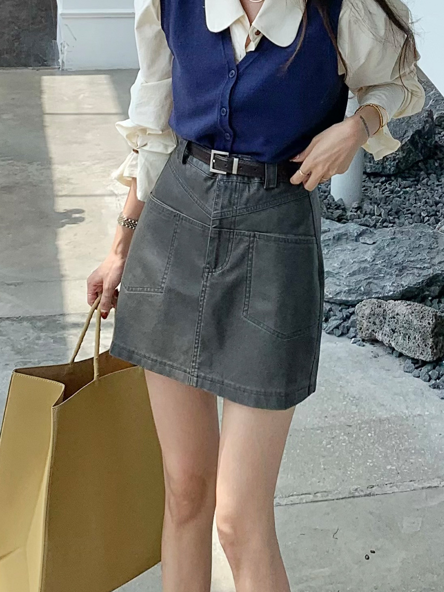 High Waist PU Leather  Skirt W - đánh giá và giá Street Fashion Now