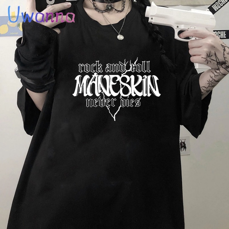 Oversized T Shirt Graphic Mane - đánh giá và giá Street Fashion Asian