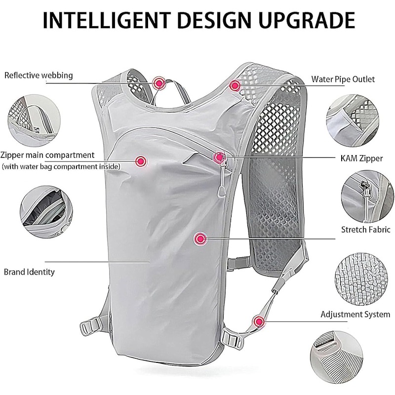 Running Vest for Marathon Trai - đánh giá và giá Reflective Jacket Running
