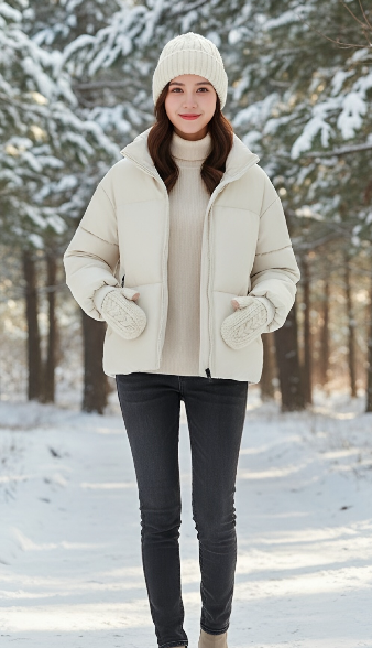 Parkas Women Coat Jacket Autum - đánh giá và giá Puffer Vest Padded