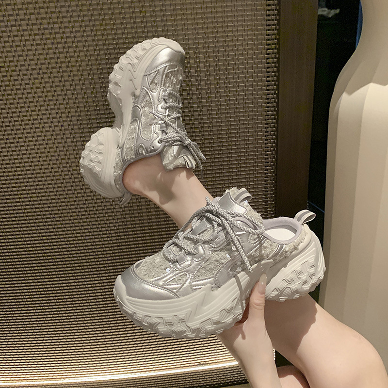 Women's Sequin Platform Mule S - đánh giá và giá Chunky Sneaker Platform
