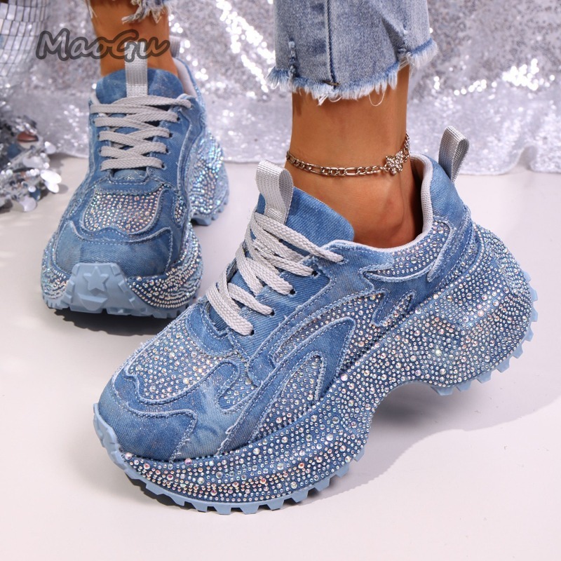 Fashion Rhinestone Women's Chu - đánh giá và giá Chunky Sneaker Platform