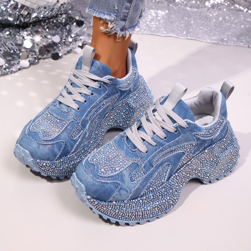Fashion Rhinestone Women's Chu - đánh giá và giá Chunky Sneaker Platform