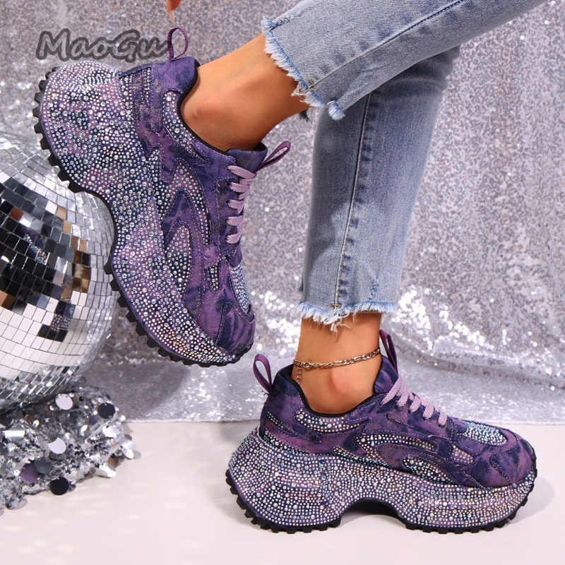 Fashion Rhinestone Women's Chu - đánh giá và giá Chunky Sneaker Platform