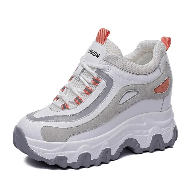 9CM Genuine Leather Platform W - đánh giá và giá Chunky Sneaker Platform