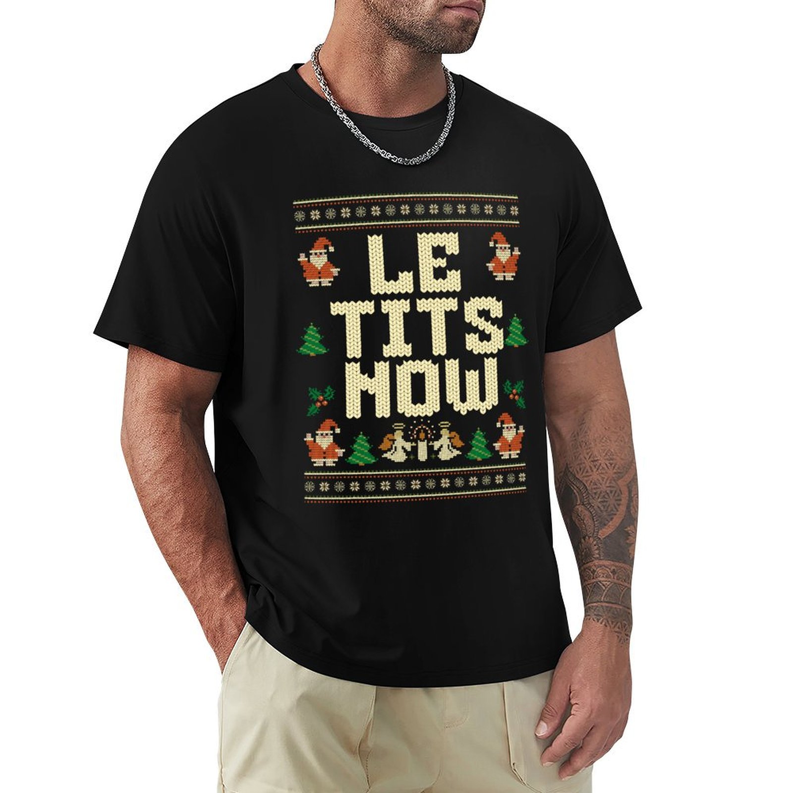 Le Tits Now Christmas Ugly Swe - đánh giá và giá Street Fashion Now