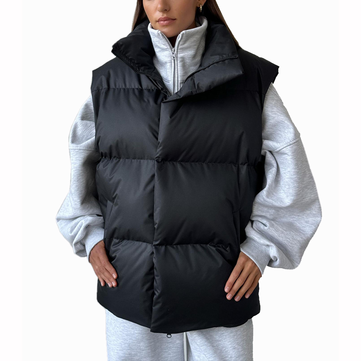 Women's Outerwear Casual Vest  - đánh giá và giá Puffer Vest Padded
