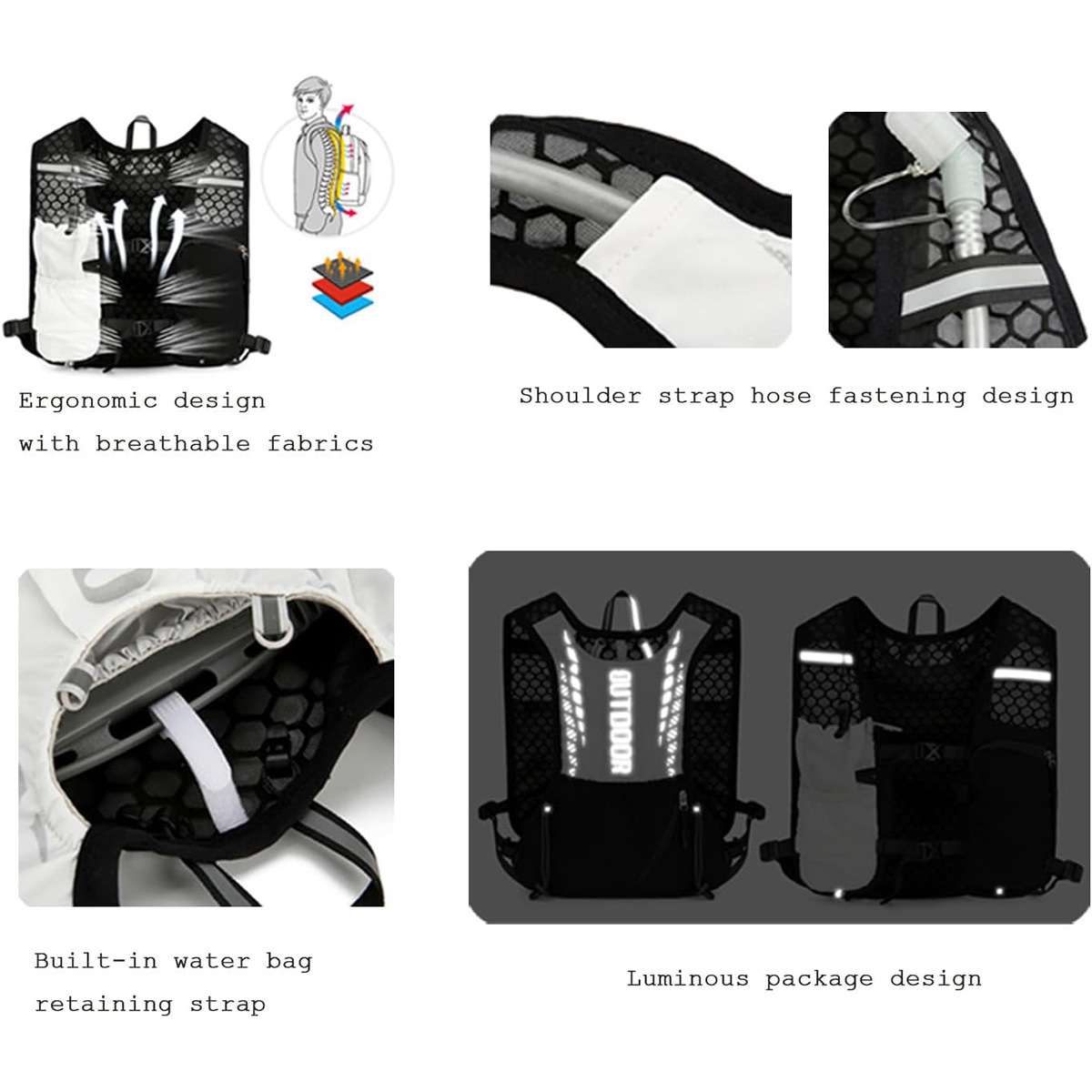 Reflective Running Hydration V - đánh giá và giá Reflective Jacket Running