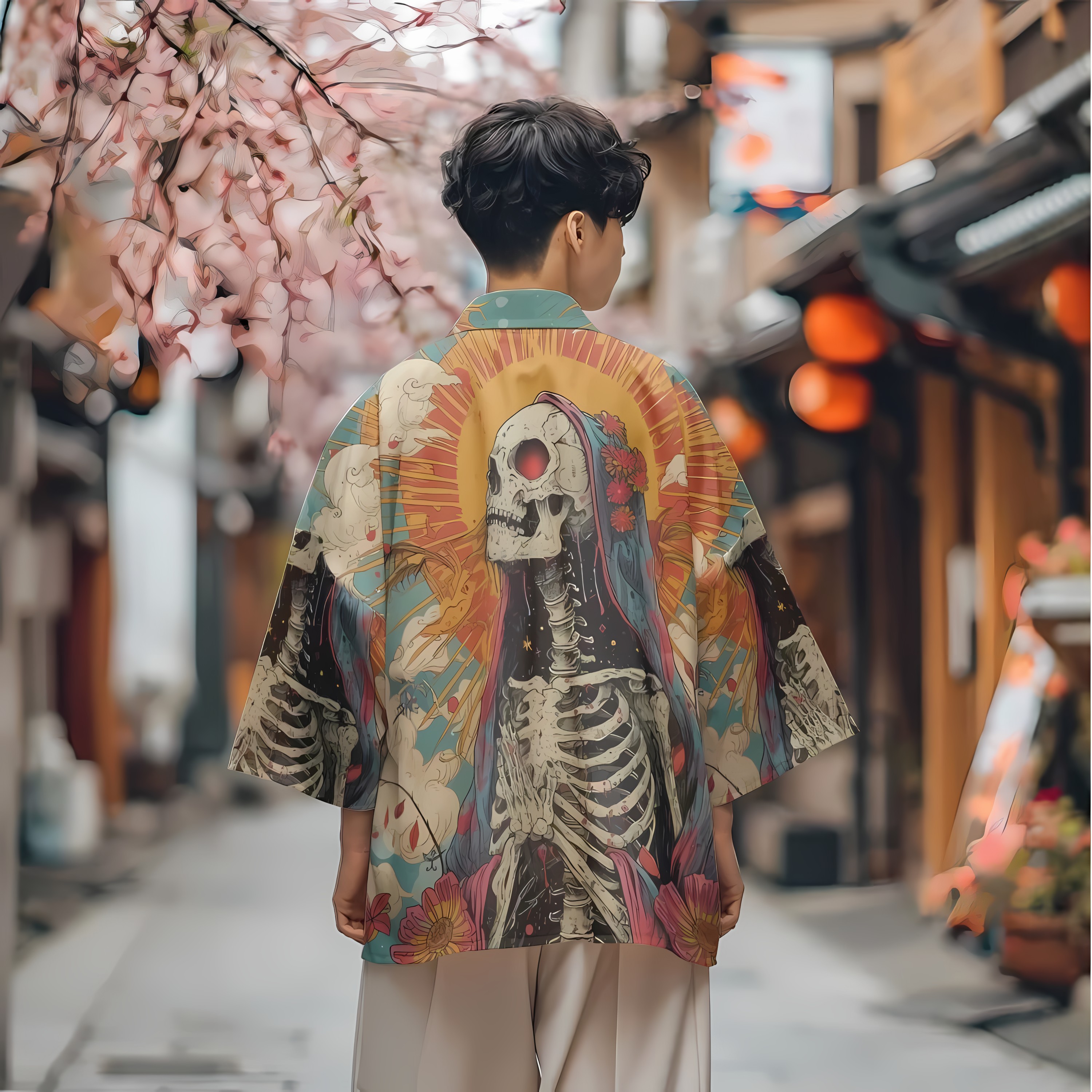 2026 Summer New Men's Kimono w - đánh giá và giá Street Fashion Kimono