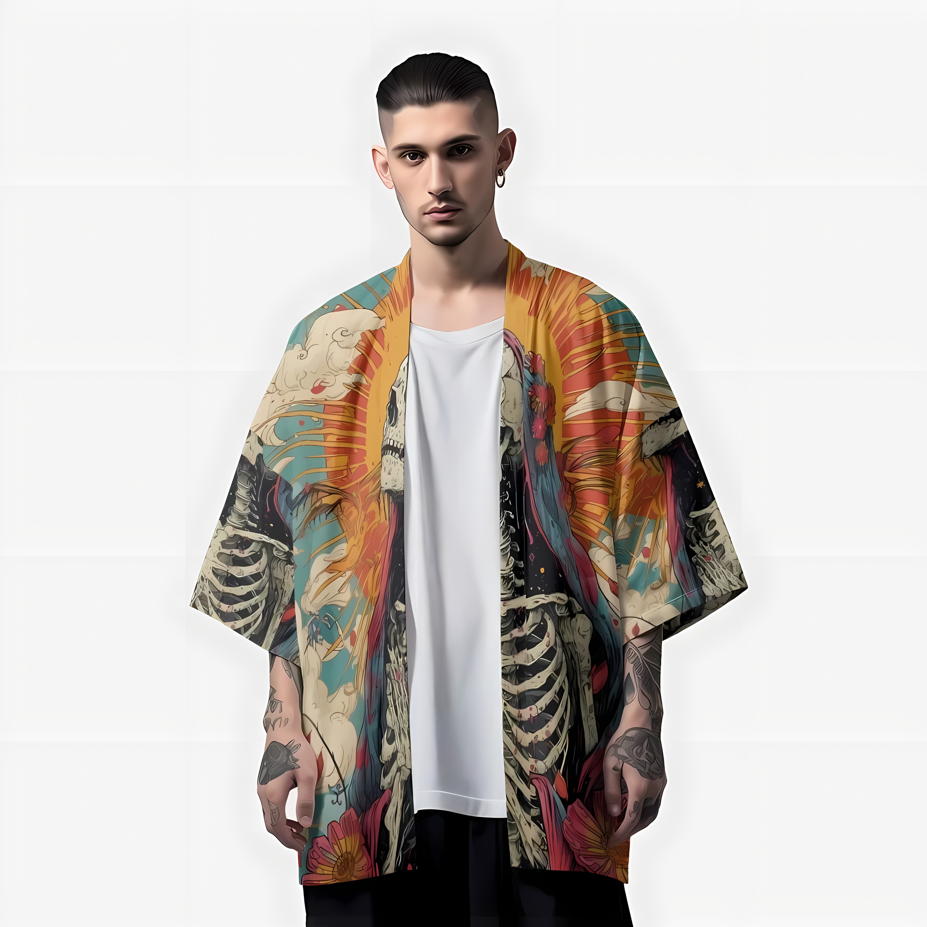 2026 Summer New Men's Kimono w - đánh giá và giá Street Fashion Kimono