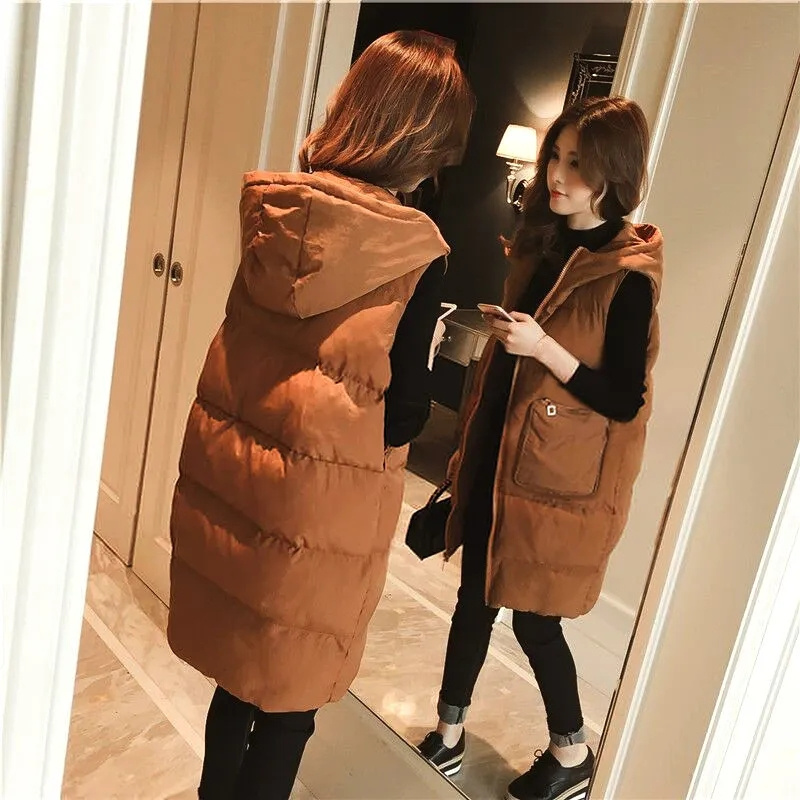 2026 New Winter Sleeveless Tan - đánh giá và giá Puffer Vest Padded