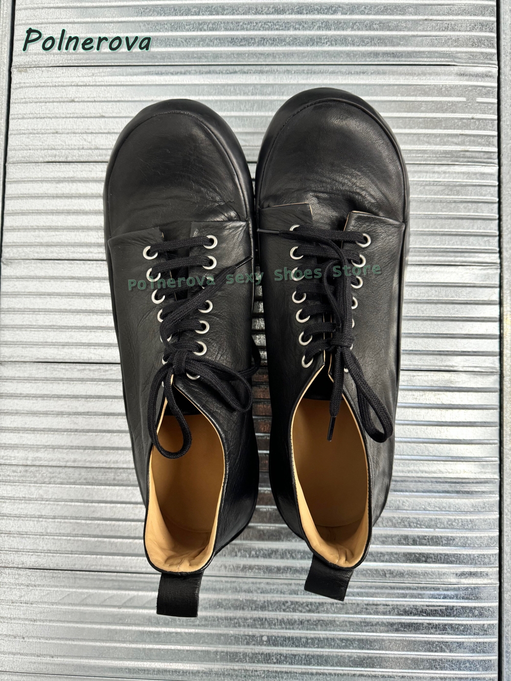 Cocked Round Toe Lace Up Loafe - đánh giá và giá Street Fashion Shoes