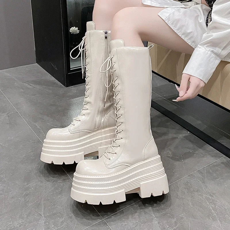 10CM New Women's Roman Long Bo - đánh giá và giá Chunky Sneaker Platform