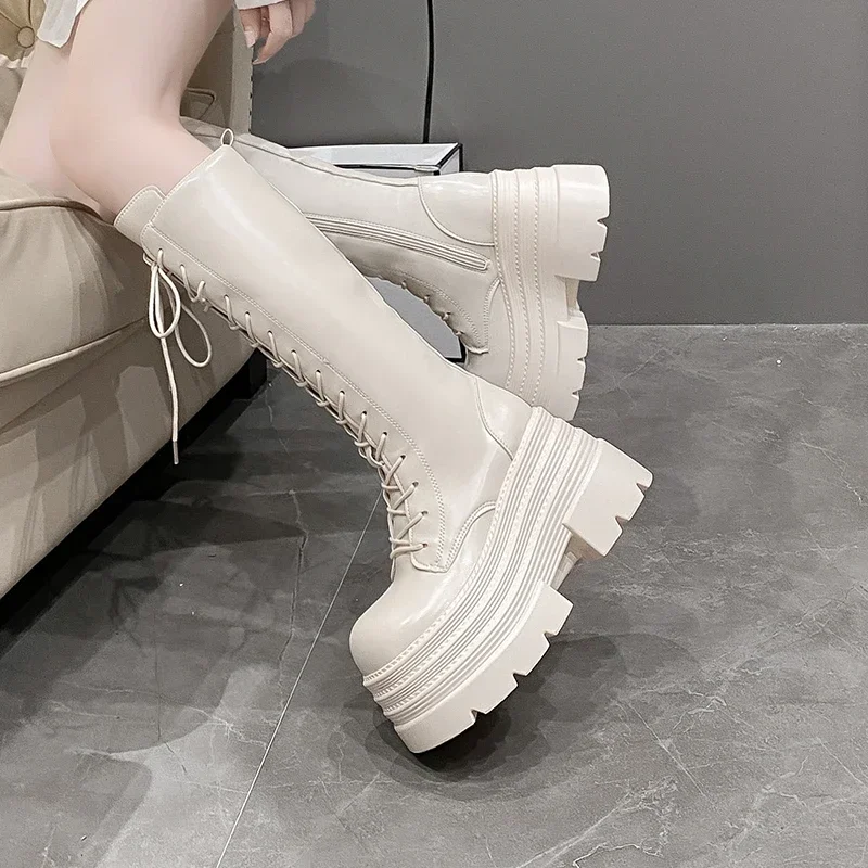 10CM New Women's Roman Long Bo - đánh giá và giá Chunky Sneaker Platform