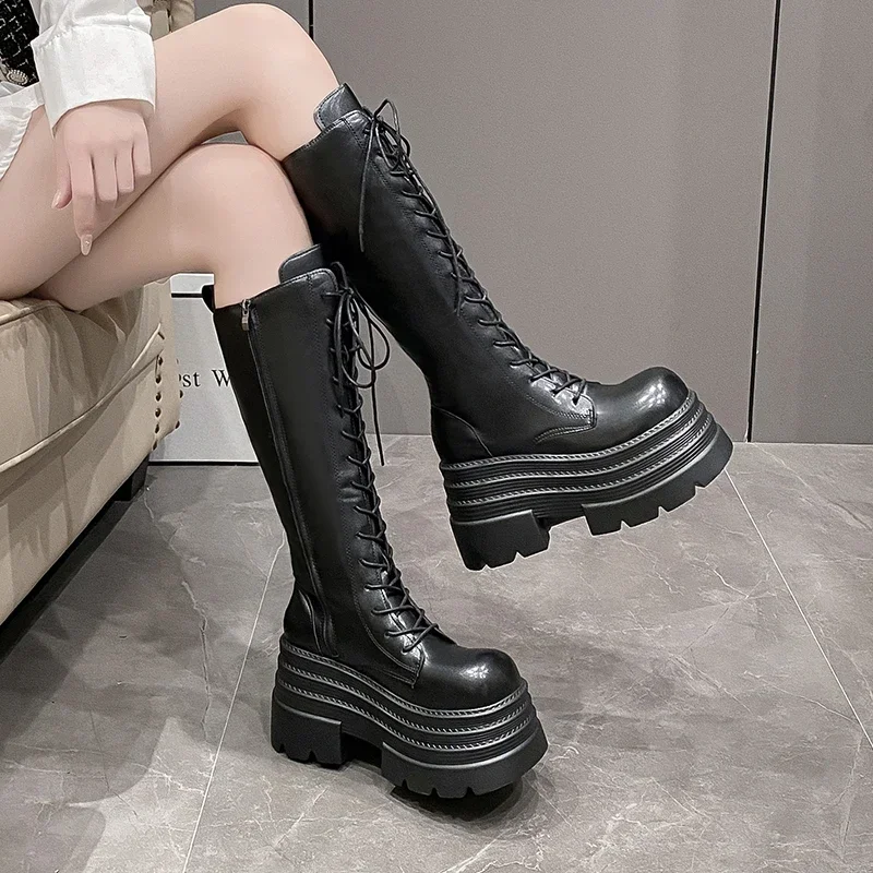 10CM New Women's Roman Long Bo - đánh giá và giá Chunky Sneaker Platform