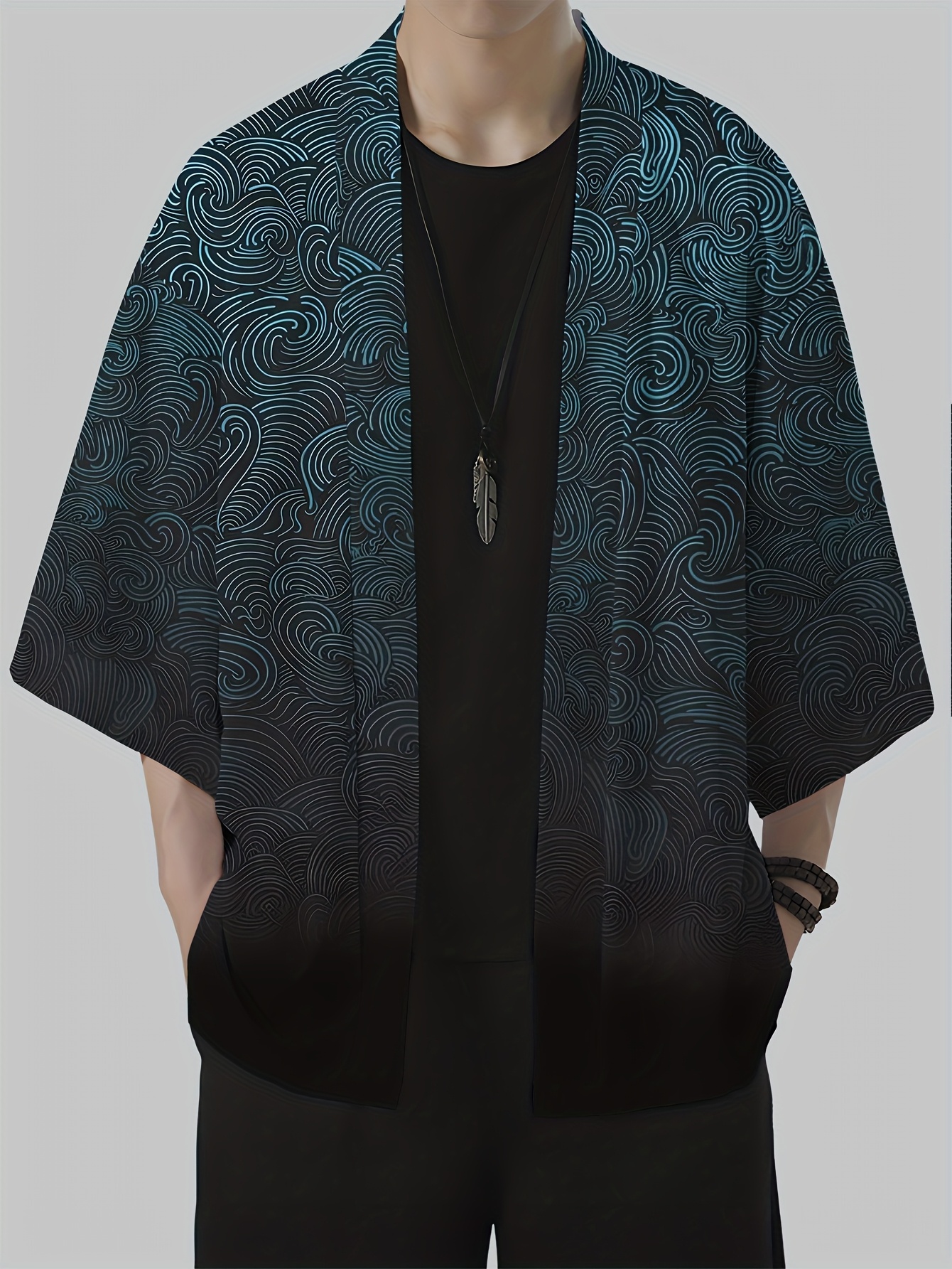 2026 Summer New Men's Kimono 3 - đánh giá và giá Street Fashion Kimono