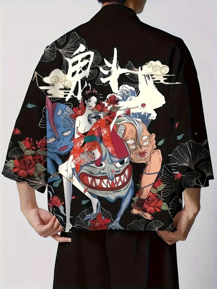 Men's Fashion Japanese Summer  - đánh giá và giá Street Fashion Kimono