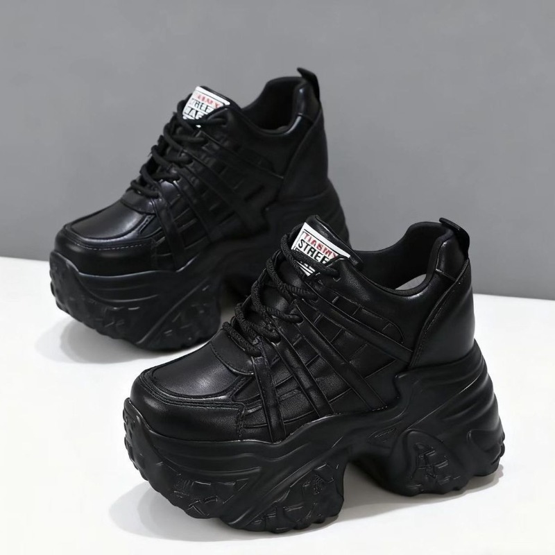 2026 New 10M 12CM Genuine Leat - đánh giá và giá Chunky Sneaker Platform
