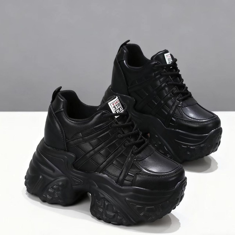 2026 New 10M 12CM Genuine Leat - đánh giá và giá Chunky Sneaker Platform