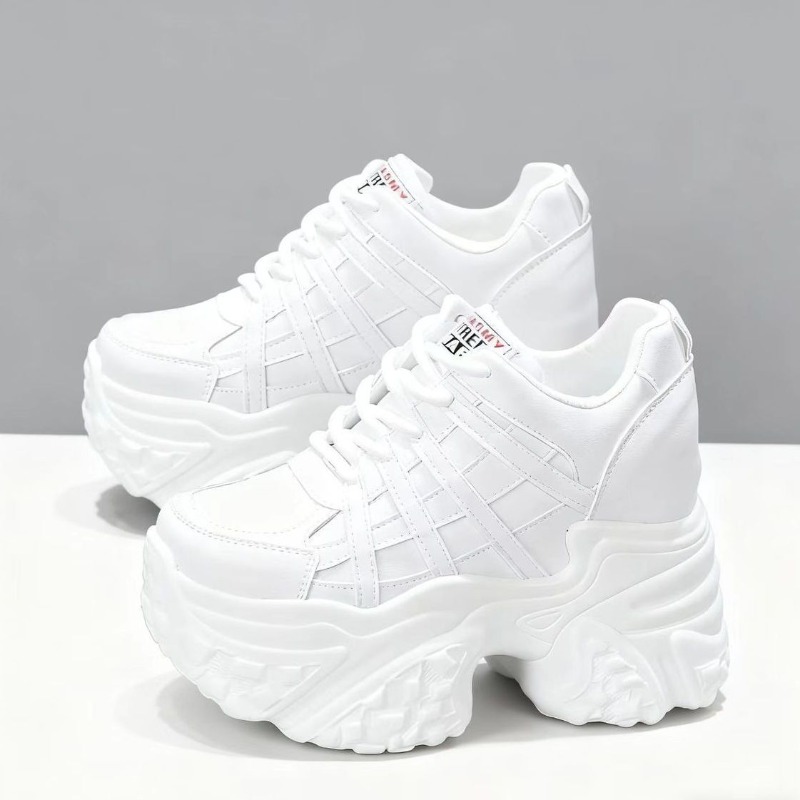 2026 New 10M 12CM Genuine Leat - đánh giá và giá Chunky Sneaker Platform